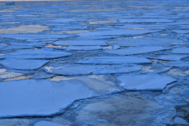 istock Sunset cruising on Floating ices 1452350515