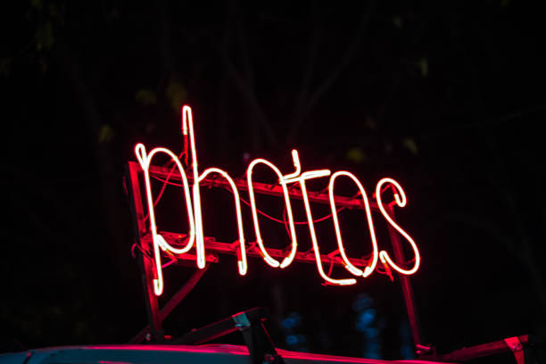 istock Photos sign with lights 1452361358