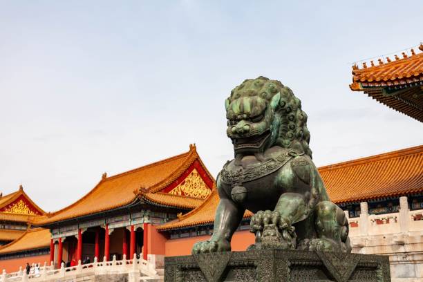 istock Beautiful closeup of a Chinese architecture 1452362570
