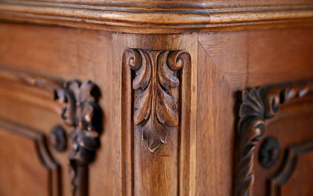 istock Wooden cupboard detail 145236423