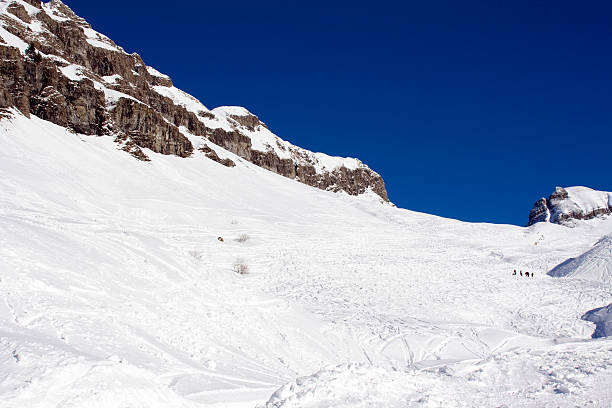 Snowy Mountains stock photo