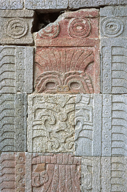 istock Carvings in Teotihuacan ruins 145236795