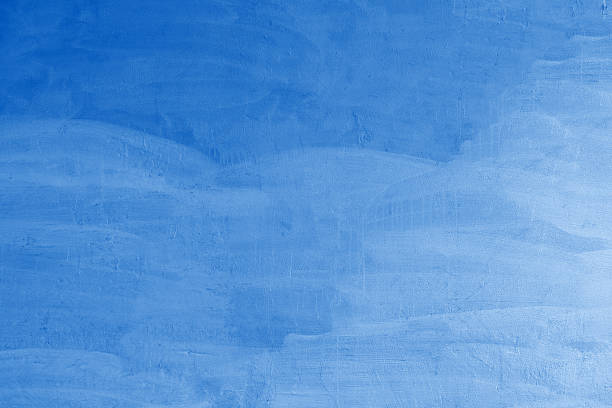 istock Abstract watercolor drawing. Blue art background 1452368455