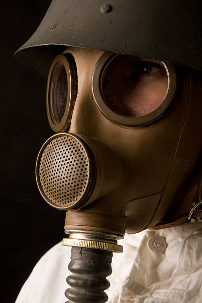 istock Person in gas mask 145237131