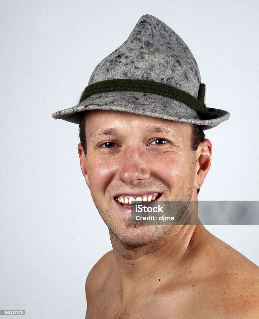 Giovane sorridente Farmer - Foto stock royalty-free di Adulto