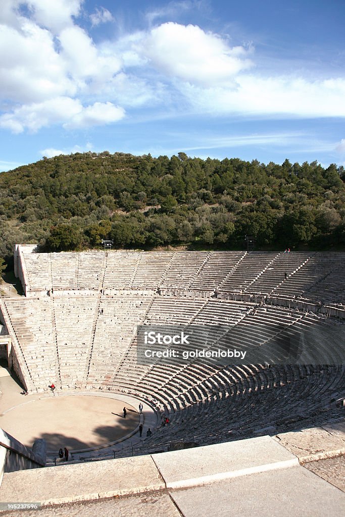Antico teatro greco - Foto stock royalty-free di Epidauro - Argolide