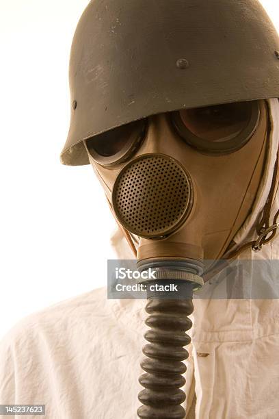 Person In Gas Mask Stock Photo - Download Image Now - Accidents and Disasters, Armed Forces, Army