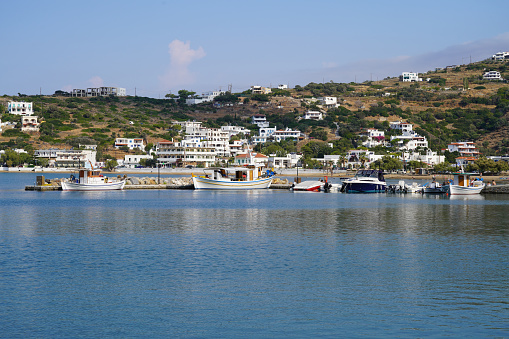 Famous tourist resort on Andros island