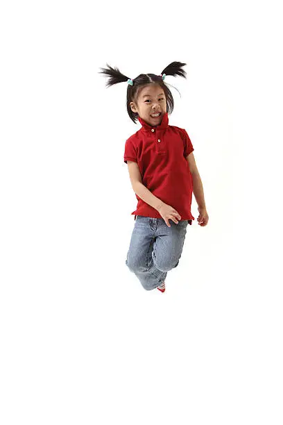 A girl jumping high (shot using Canon Eos 5D)