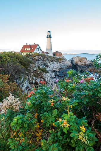 Portland Head Lighthouse, Fort Williams Park, Portland, Maine, USA