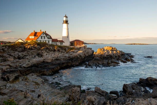 istock Portland Head Lighthouse at Sunset 1452380878