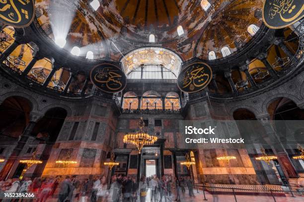 Beautiful Shot Of Hagia Sophia Mosque In Istambul Turkey Stock Photo - Download Image Now