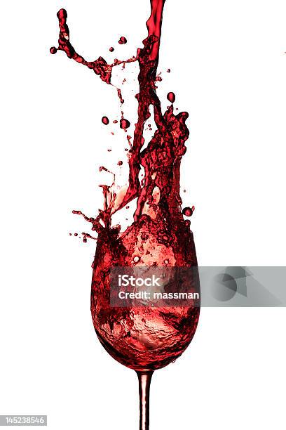 Red Wine Splash Stock Photo - Download Image Now - Alcohol - Drink, Back Lit, Cut Out