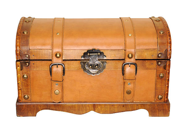 istock Antique Leather Trunk / Travel CAse 145238584