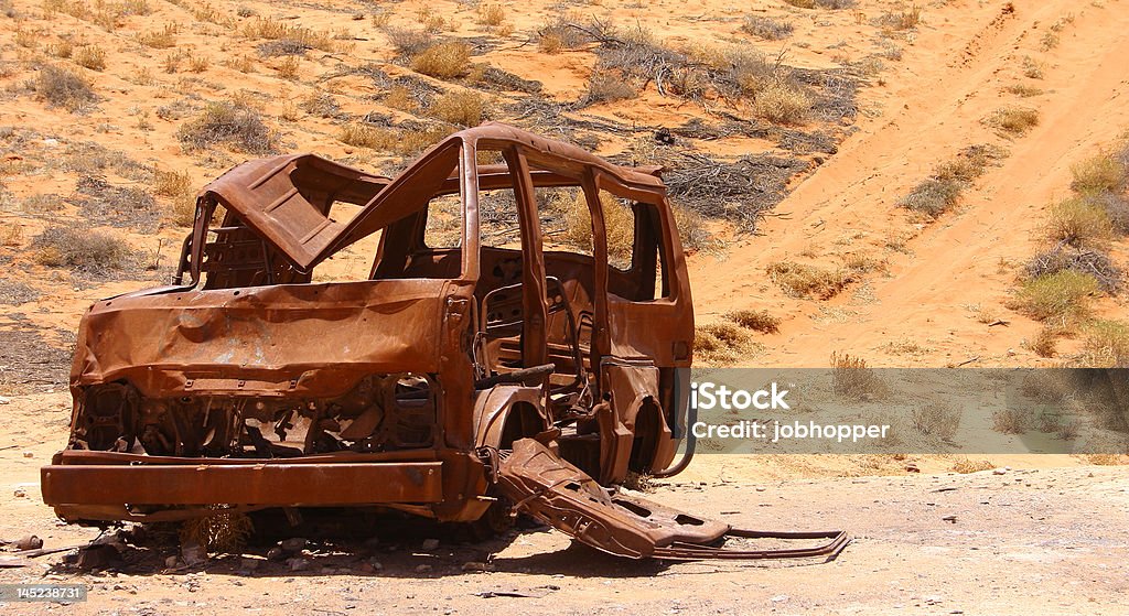 Acidente de automóvel - Foto de stock de Abandonado royalty-free