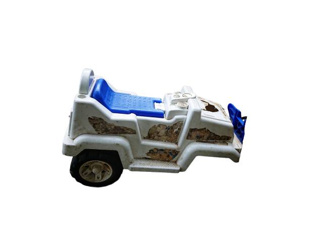 Unfocused image of a toy car