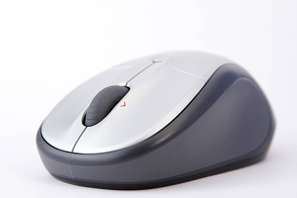 Wireless computer mouse stock photo