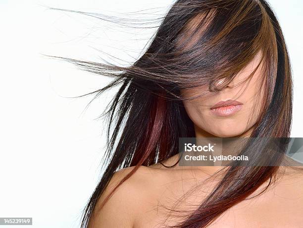 Blown Away Stock Photo - Download Image Now - 20-29 Years, Adult, Adults Only