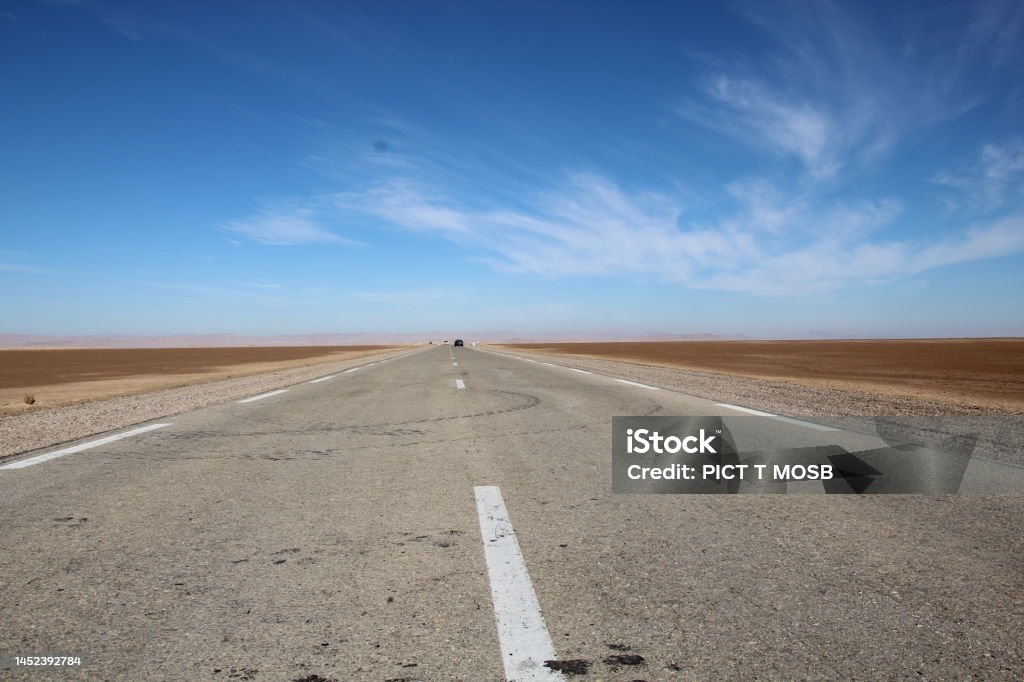 road to the sky Asphalt Stock Photo