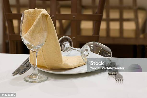 Table Setting In Restaurant Stock Photo - Download Image Now - Arranging, Cafe, Diner