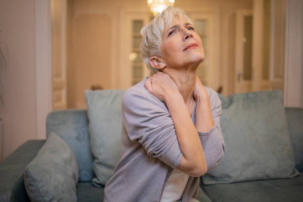 istock Senior woman in pain 1452394681