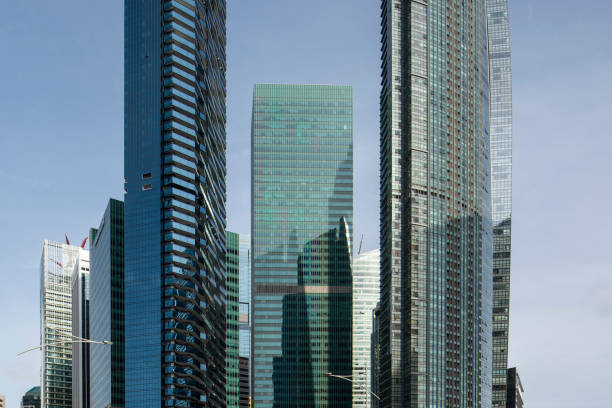 istock Modern buildings in Singapore's CBD 1452398562