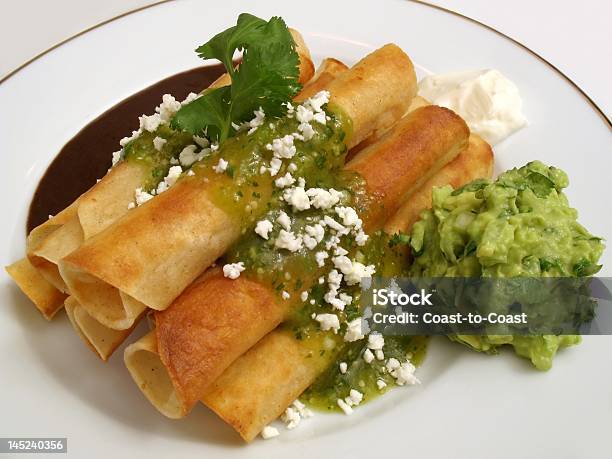 Stack Of Tacos Stock Photo - Download Image Now - Chicken Taco, Feta Cheese, Cheese