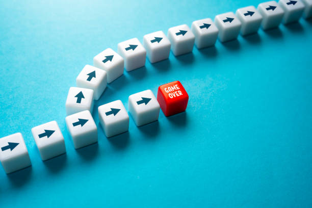 istock The game is lost if you don't go the other way. 1452404752