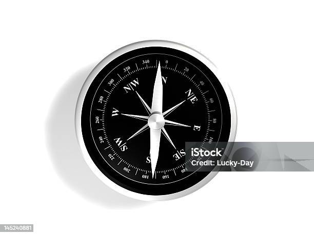 Kompass Secundaria Foto de stock y más banco de imágenes de Aguja de Reloj - Aguja de Reloj, Aventura, Blanco - Color