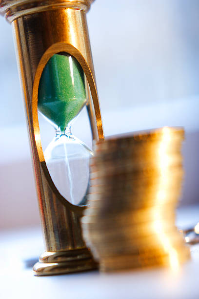 istock Hourglass running out of time 145241151