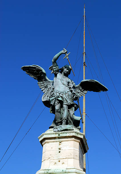 istock Statue of Archangel Michael on Castle San Angelo 145241751