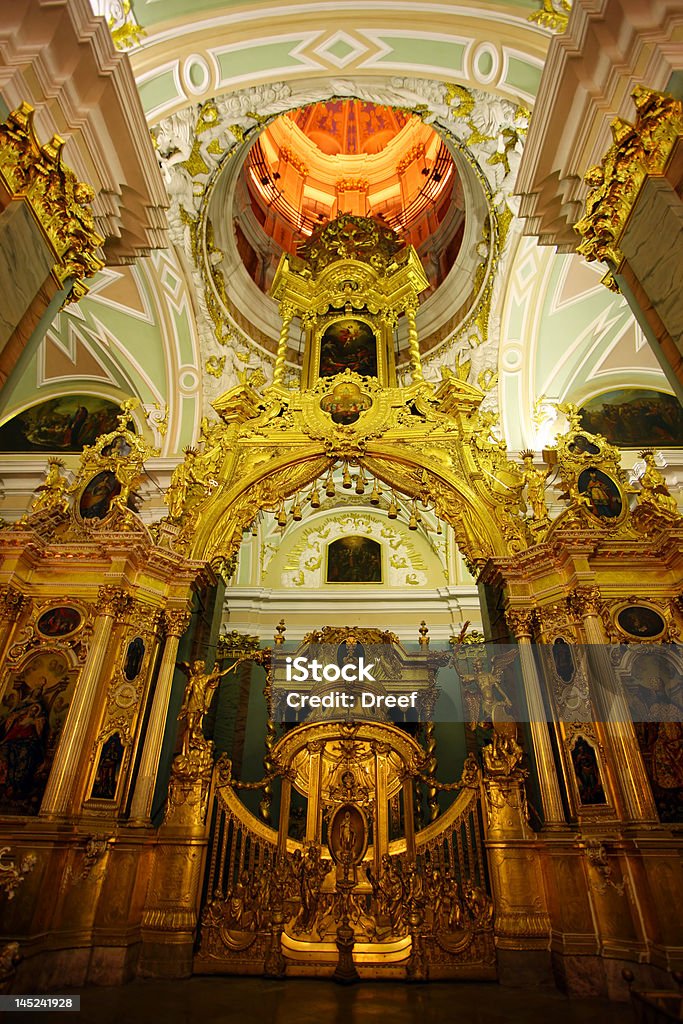 Chatedral em Fortaleza de Pedro e Paulo - Royalty-free Peter the Apostle Foto de stock