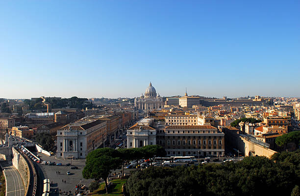 istock Vatican City with St. Peter's Basilica in Background 145242071