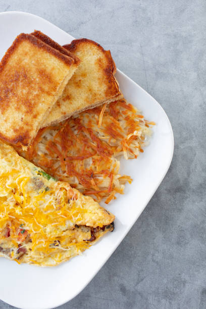 Mexican omelet stock photo