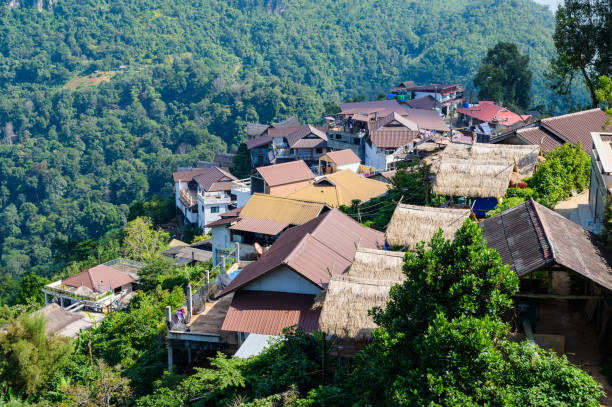 istock Pha Hi village on the mountain 1452423072
