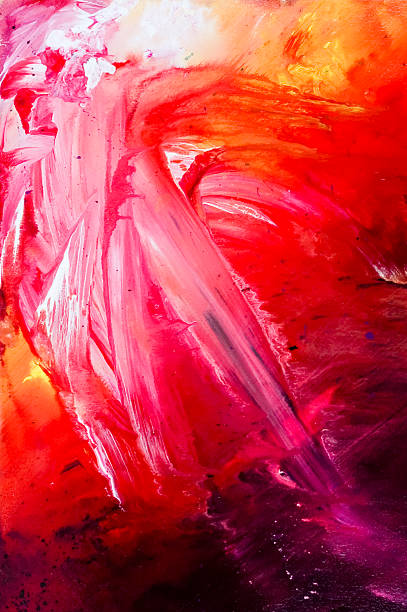 istock Background oil painting-Solar Flare 145242963