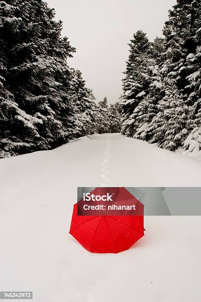 Red In White Stock Photo - Download Image Now - Black Color, Footprint, Forest