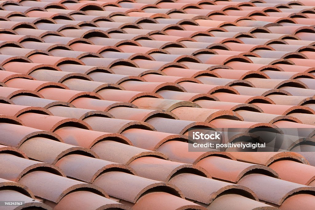 Piastrella tetto - Foto stock royalty-free di Argilla