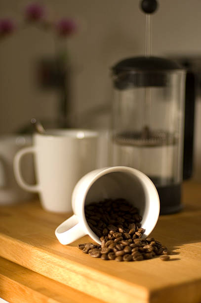 morning coffee stock photo