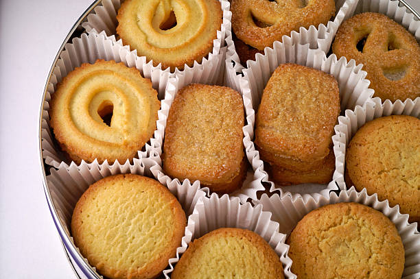 istock Cookies in metal box 145243327