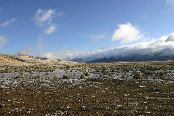 Kalte Winter Nevada Landschaft – Foto