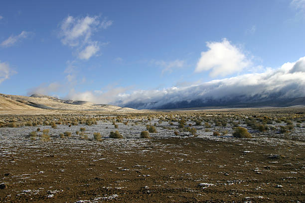 Frío invierno paisaje de Nevada - foto de stock