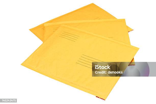 Envelopes Isolados Demanila - Fotografias de stock e mais imagens de Correio - Correio, Documento, Envelope