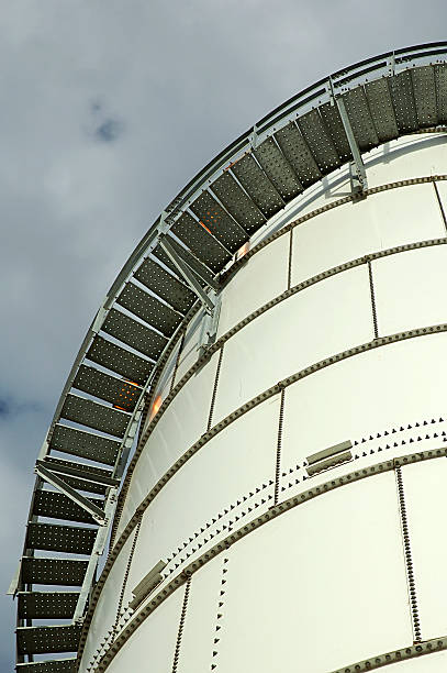 Storage Tank Stairs stock photo