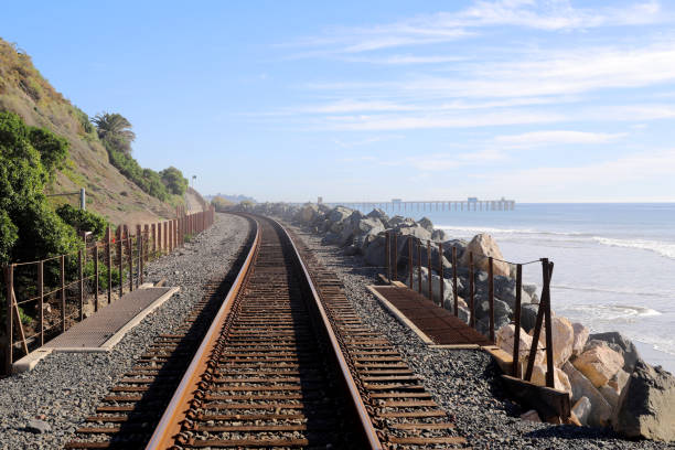 istock San Clemente Pier and The Railroad along San Clemente Beach 1452437850