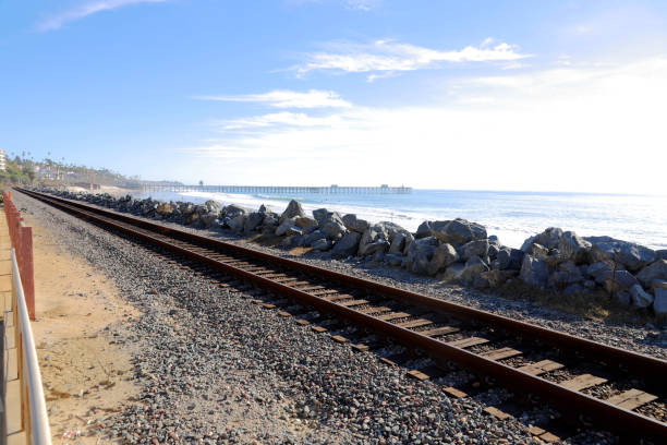 istock San Clemente Pier and The Railroad along San Clemente Beach 1452437937