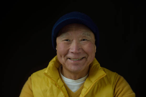 istock Smiling Japanese senior man 1452437950
