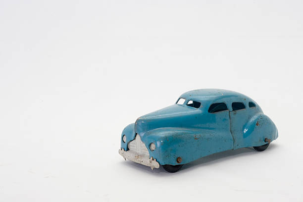 istock Antique toy car in grandpas basement 145243835