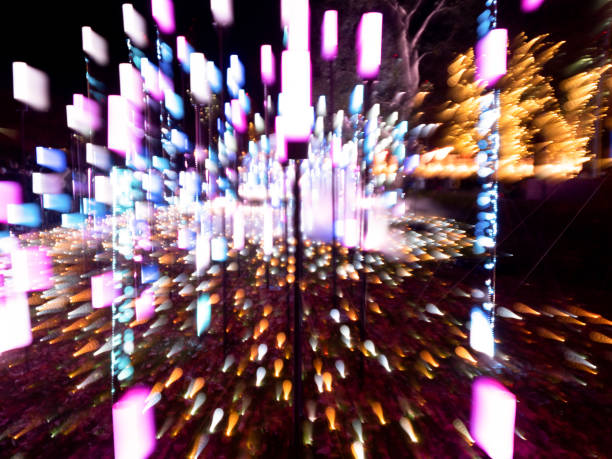 istock Christmas illumination shot with blur 1452440928