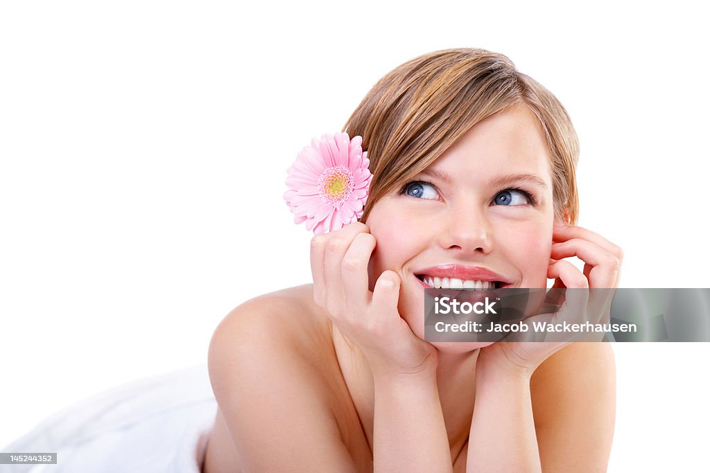 Cute young woman daydreaming Cute young woman daydreaming  20-29 Years Stock Photo